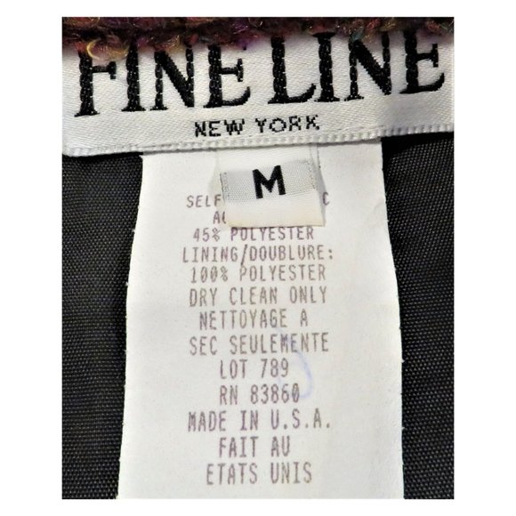 Fine Line Double Breasted Blazer in Size Medium - Picture 3 of 5